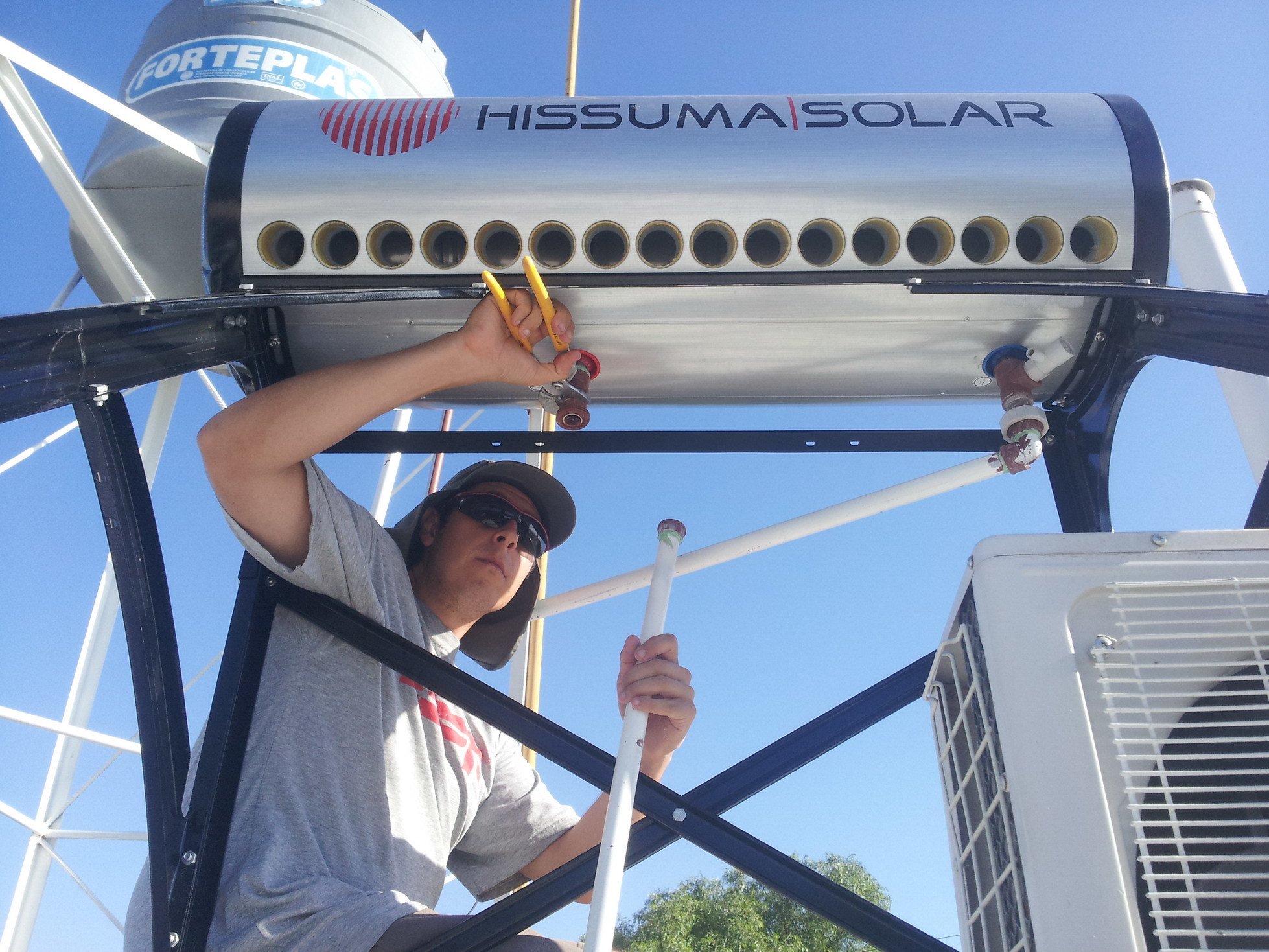 Instalación de Termotanque Solar